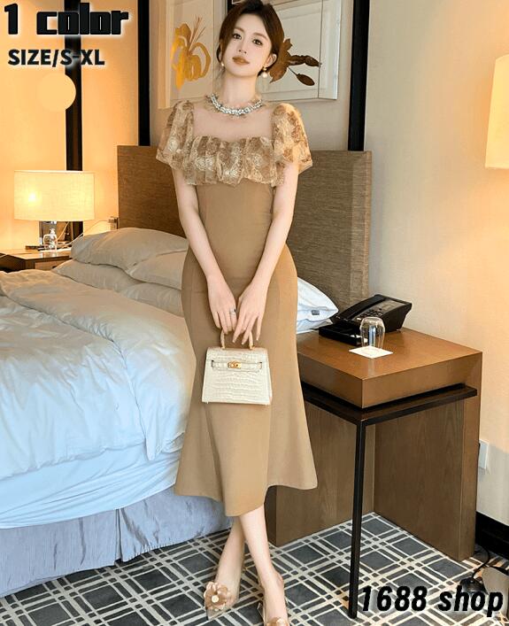 激安セール 2025　ミニワンピース タイトワンピース 姫系ワンピース　フレアワンピース　シフォン　ワンピース インポート ミニ丈 エレガント　アシンメトリー シンプル パーティドレス 半袖 お嬢様