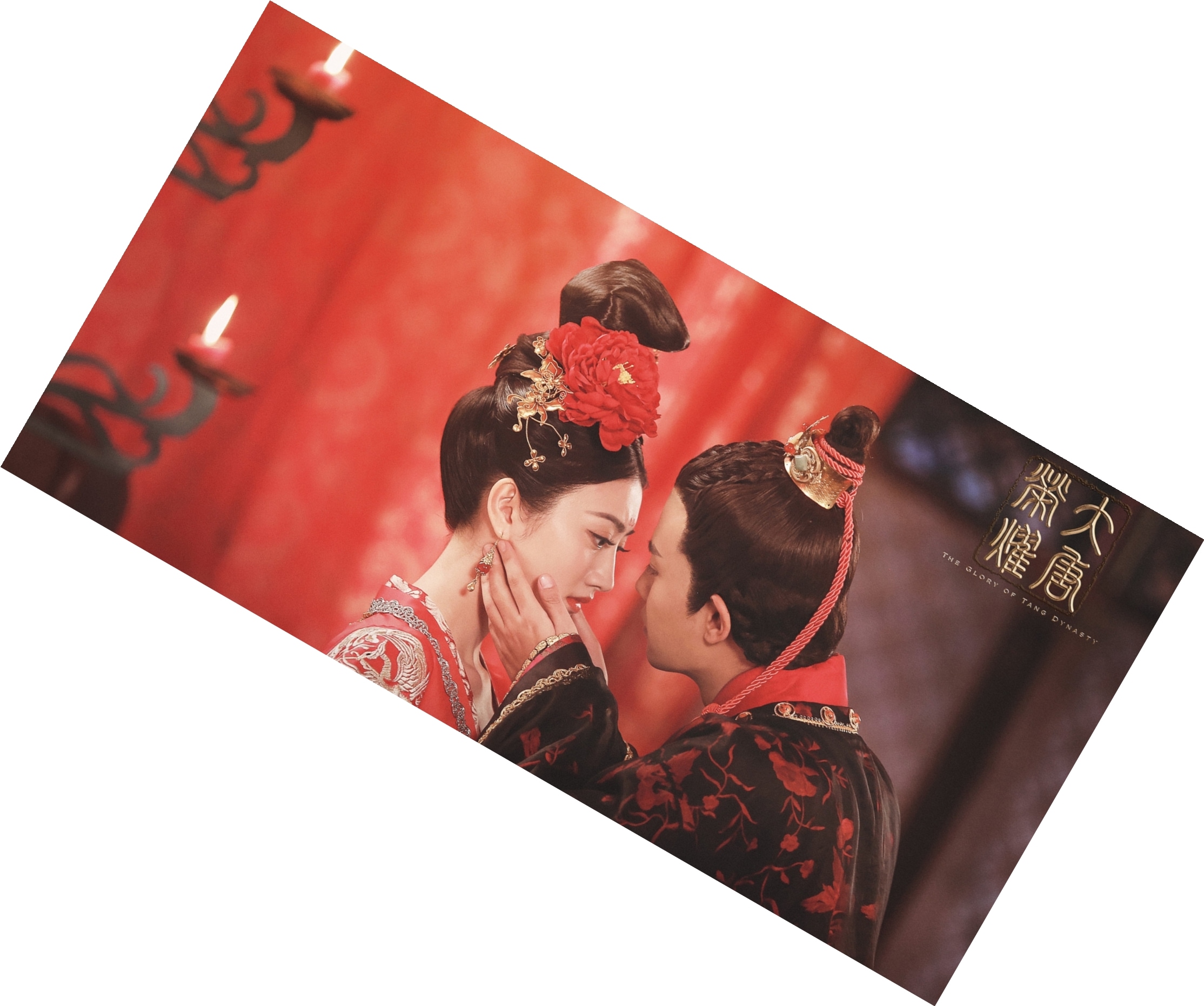 中国ドラマ『麗王別姫 花散る永遠の愛』任嘉倫 李俶 景甜 沈珍珠 アレンレン バスタオル 70140cm 仕様1-10