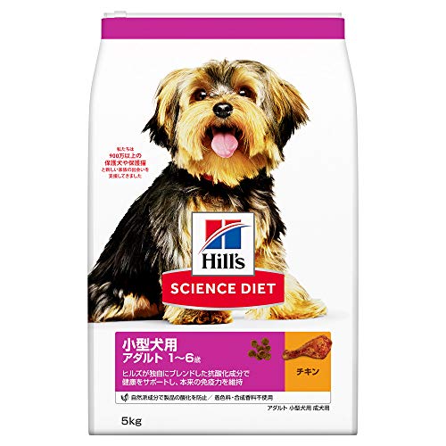 ドッグフード 小型犬用 アダルト 1~6歳 チキン 5ｋg 成犬用 ドライ