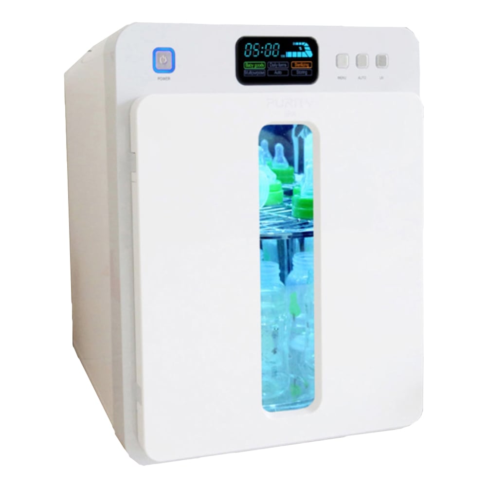 ピュリティプラス回転哺乳瓶滅菌器（銀） [並行収入]