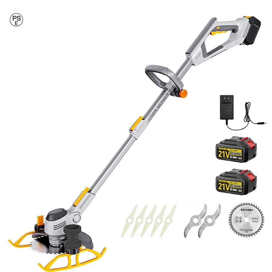 【即納249】草刈り機 草刈り機 充電式 コードレス 芝刈り機 芝刈機 ブラシレスモータ搭載 家庭用 業務用 最強 90角度調整 替え刃 二重安全スイッチ 電動 除草機 30cm長さ調整 高耐久 低