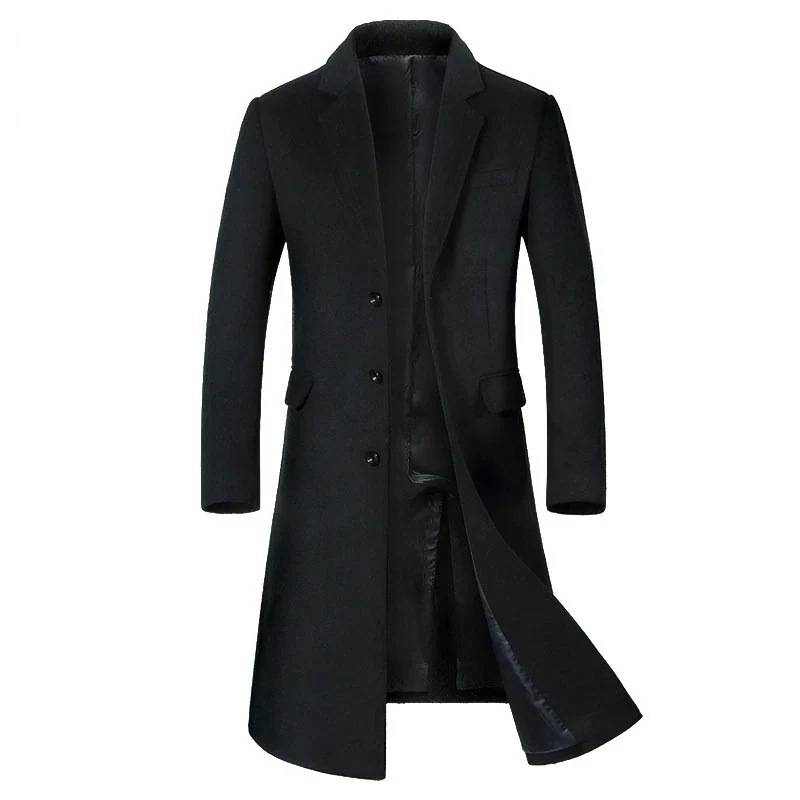 品質いいな新品 メンズチェスターコートコートビジネスダッフルコート紳士服ロングコート厚手コート