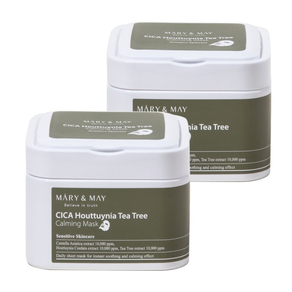 マリエンメイシカ ドクダミ ティーツリー カーミングマスク 30枚 1 + 1 4,250円