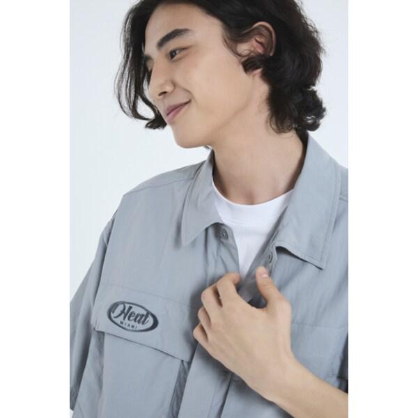 MIA E-BIKE ビッグポケット半袖シャツ(N242SH020P)