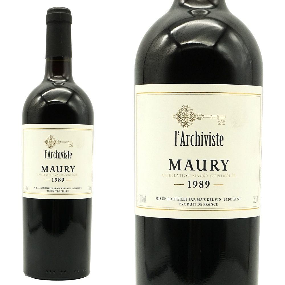 モーリー ラルシヴィスト 1989 ドメーヌ ラルシヴィスト(フィリップ ゲラル セレクション) AOCモーリー ヴァンドナチュレ 天然甘口赤ワイン (甘味果実酒) 16度Maury 1989