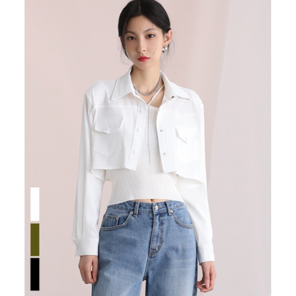 AVANDRESS アリーナポケットクロップシャツ - 3COL