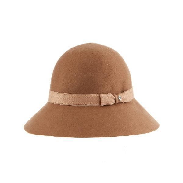 [女性アルフレダ9ラフィア帽子(R1)(51464 CAMEL)
