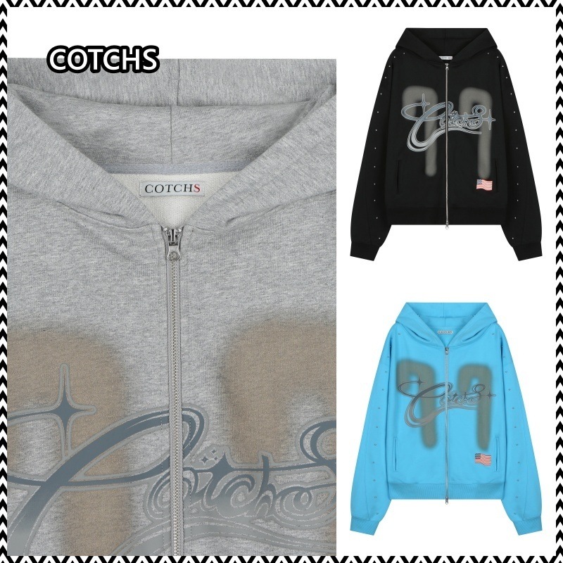 COTCHS LUCKY77 HOODED ZIP UP