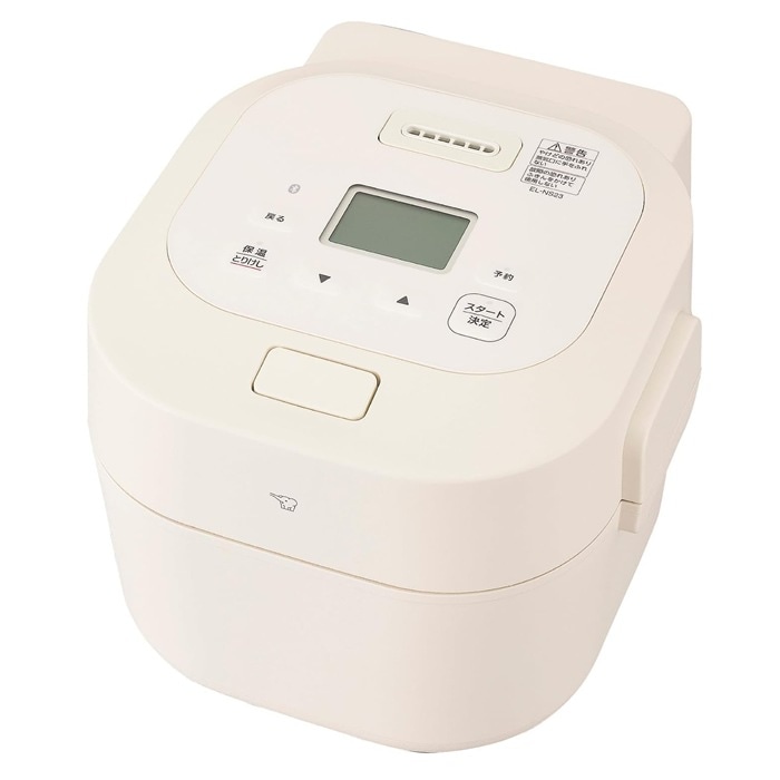 自動調理なべ ホーロー電気調理なべ EL-NS23-CA クリーム