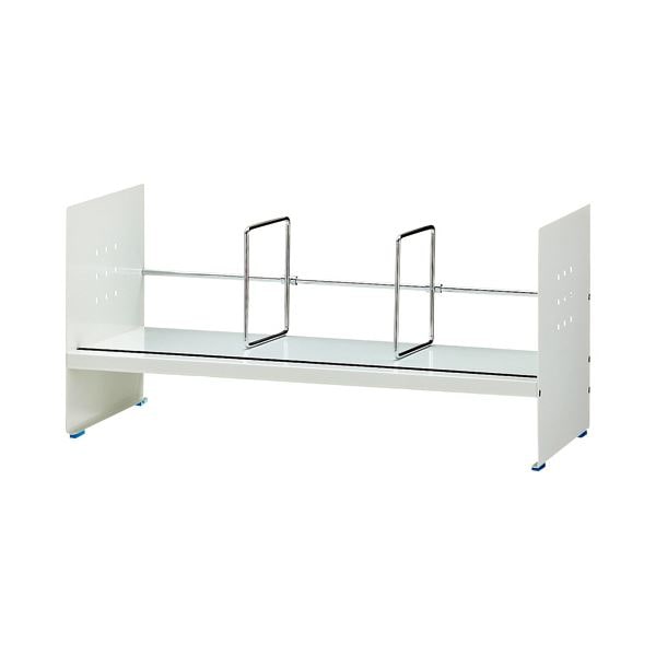 (まとめ）トヨダプロダクツ ブックスタンド ハイタイプ W600mm ホワイト BSST-060H 1台(×3セット)