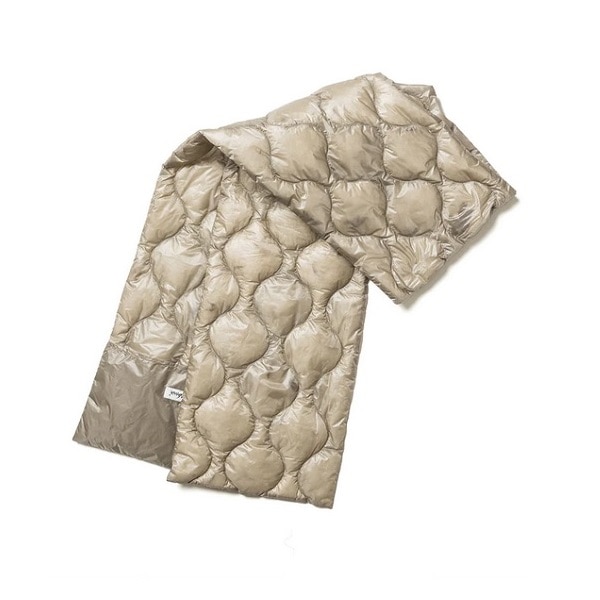 オニオンキルトダウンマフラー BEG 4938101054140