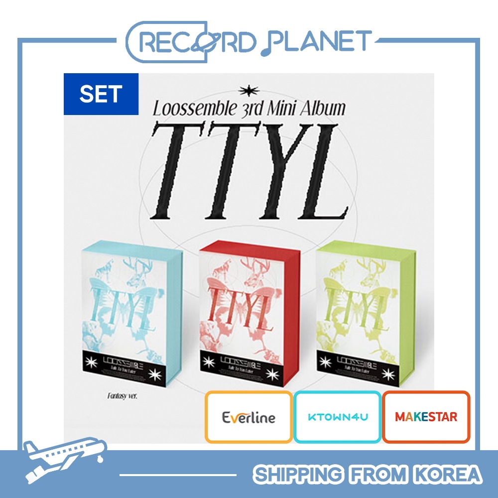 ONLINE特典+ 3種セット Loossemble 3rd Mini Album [TTYL]