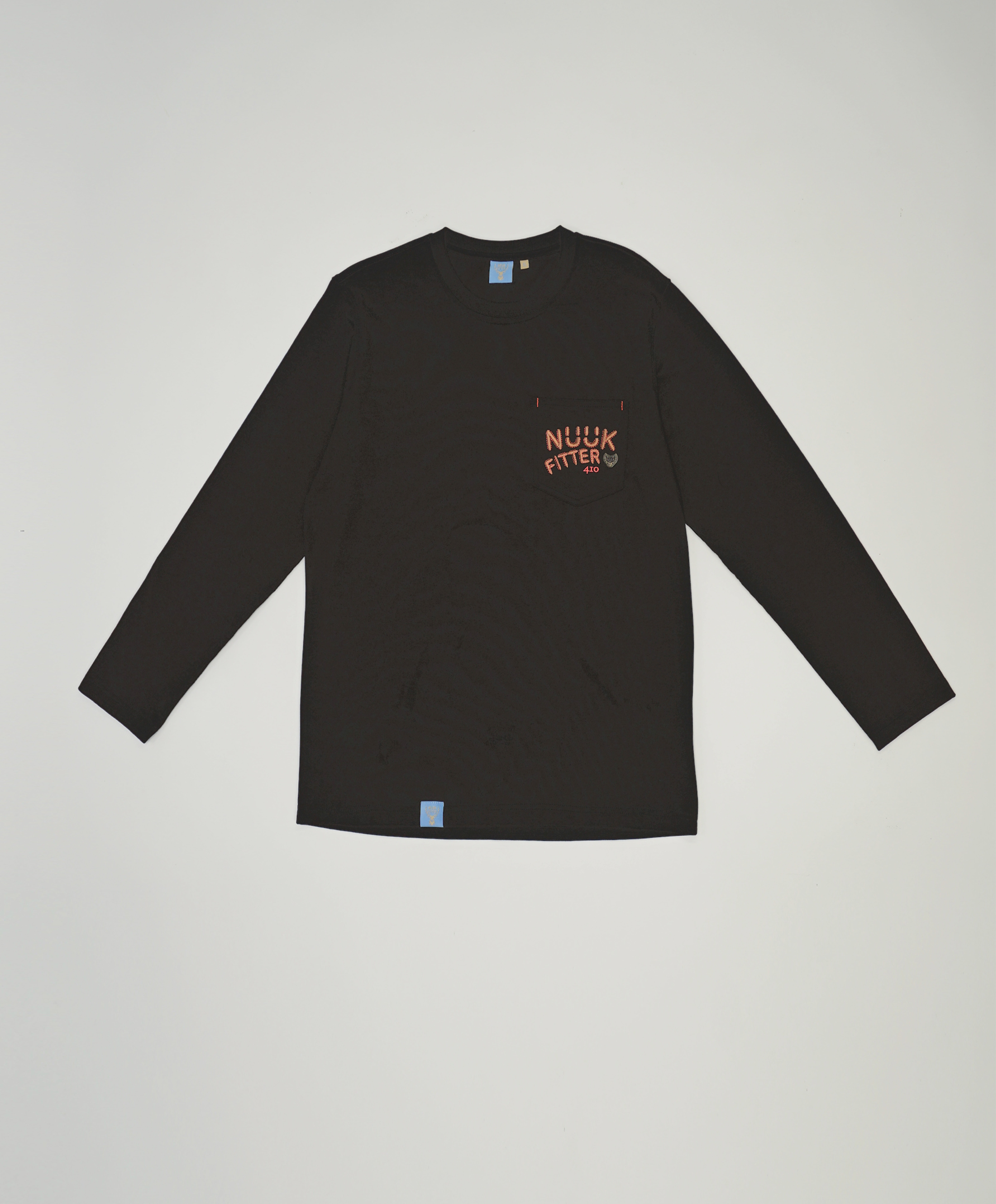 LONG SLEEVED POCKET T-SHIRT [BLACK] 8,700円