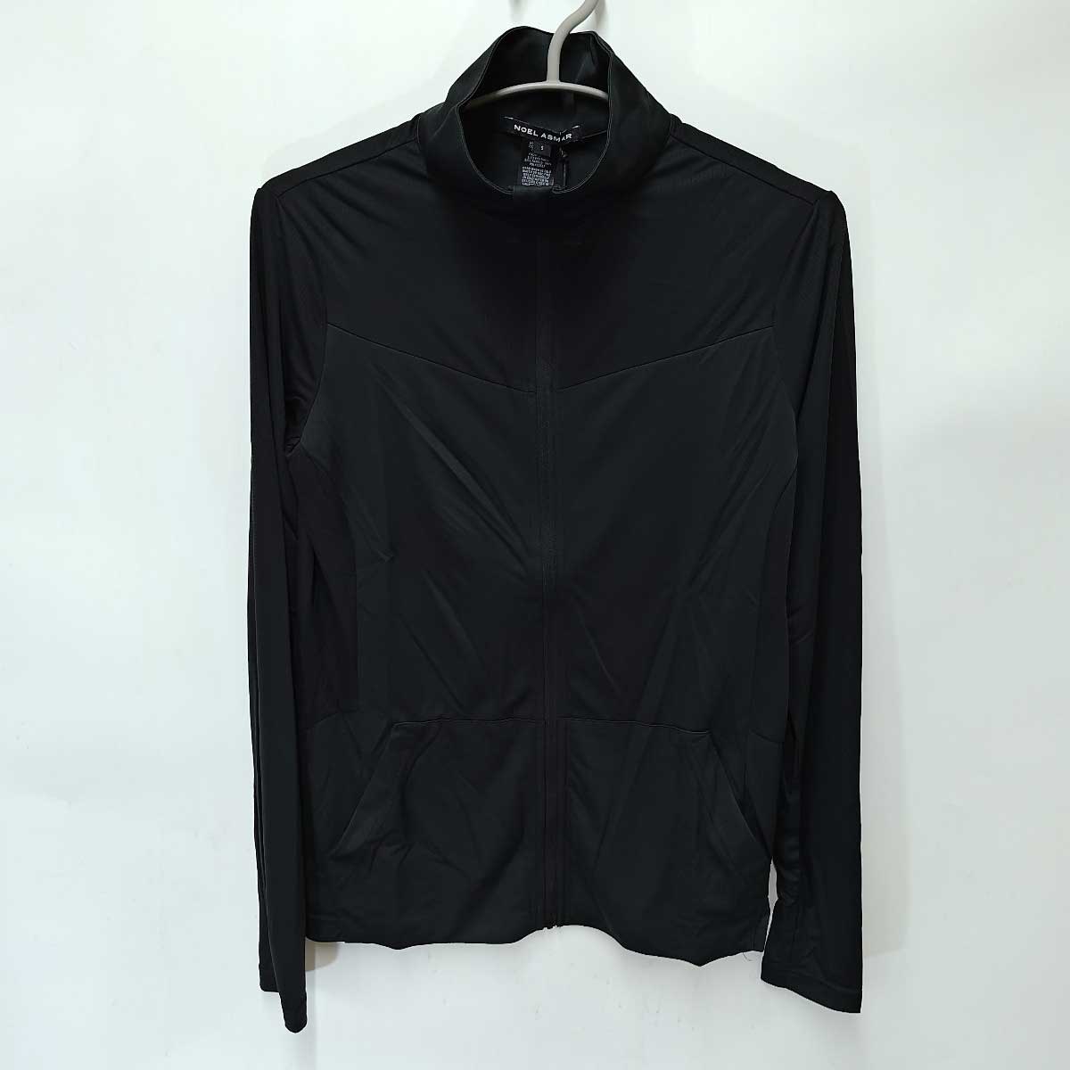 【中古・未使用品】ノエルアスマール SALESMAN ジップアップ ストレッチ ロングスリーブ NOEL ASMAR S ブラック AE1939 レディース 乗馬 馬術