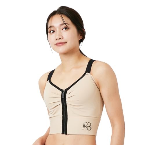 [ROSA BLU] [美乳アドバイザー監修] anan掲載 スポーツブラ ナイトブラ 着痩せ 脇高設計 運動中 ジャストフィットブラ ロザブルー 揺れない 大人 学生 大きい