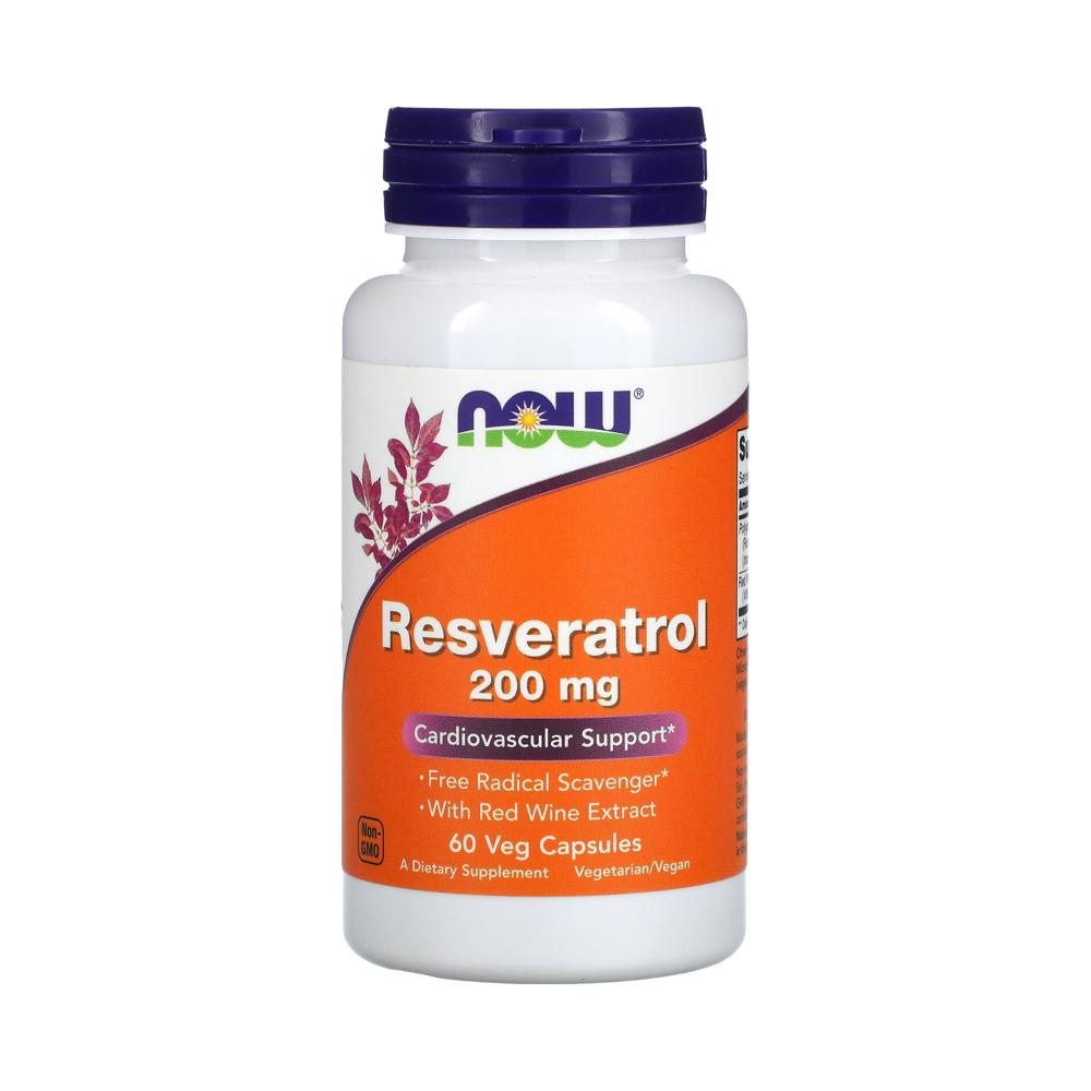 NOW Foods レスベラトロール 200mg 60の野菜カプセル 4,687円
