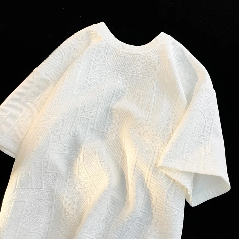 送料無料メンズ半袖Tシャツ,ストリートウェア,無地,ラウンドネック,カジュアル,ルーズフィット,ファッショナブル
