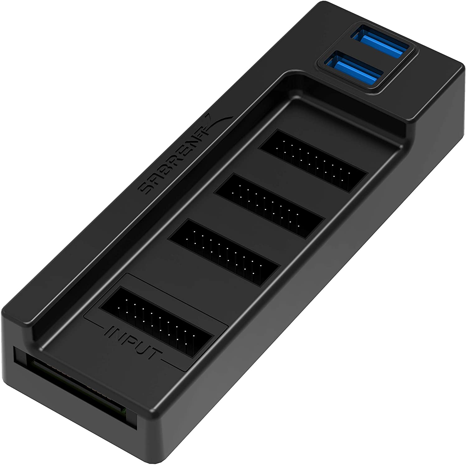 【本日限定価格】 Sabrent HB-INTS スプリッター / 内蔵USB3.0ハブ 385