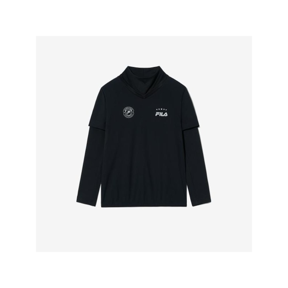 [FILA KIDS] PF サッカーウーブンレイヤードトップ (FK2POG3303M_BLK) Q0ZFK2POG3303MBLK