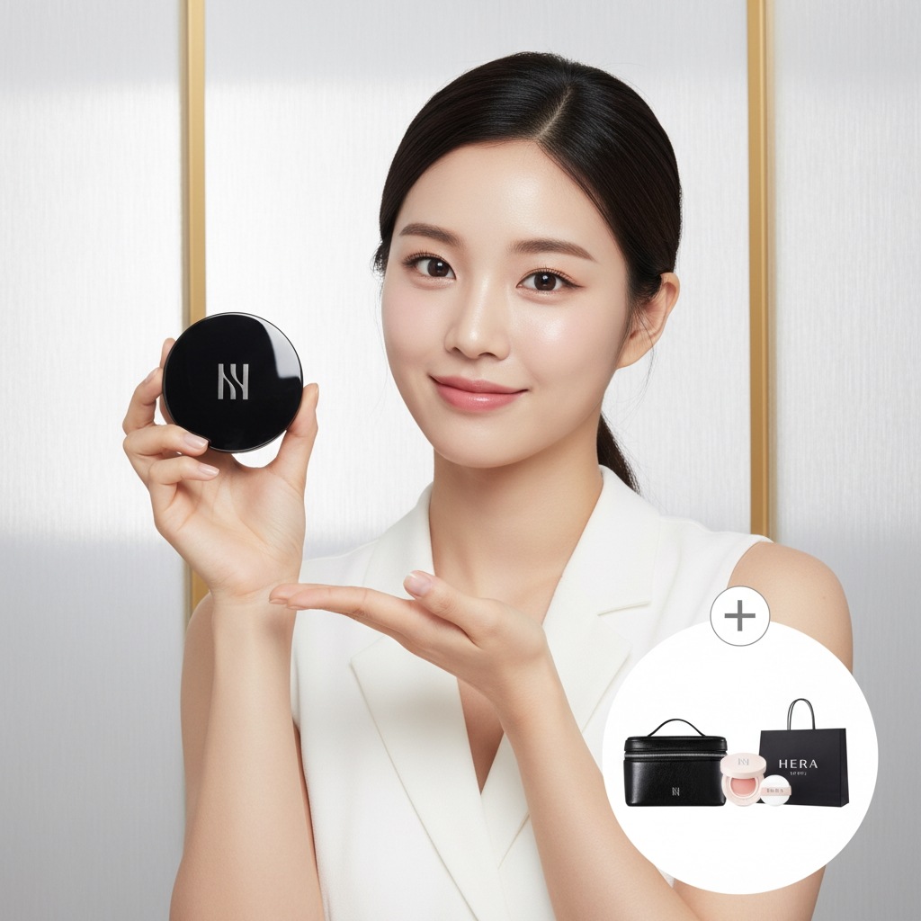 ヘラ ブラッククッションファンデーションデュオ SPF34/PA++ 15gx2 (本品15g+リフィル15g)