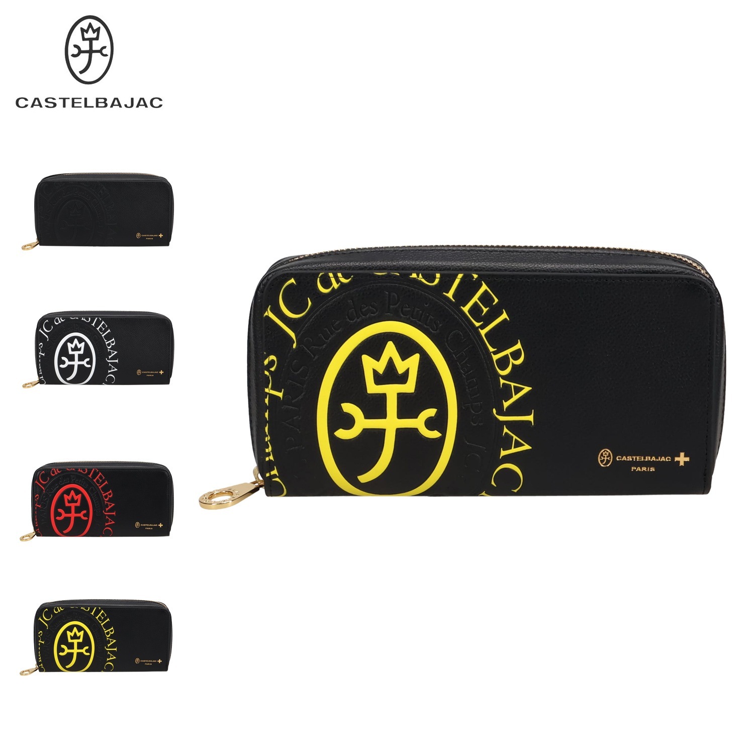 財布 長財布 メンズ レディース ラウンドファスナー 本革 コメット 46603