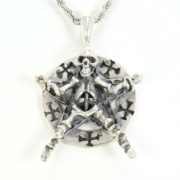 シルバー ネックレス 約46cm ジュエリー 中古