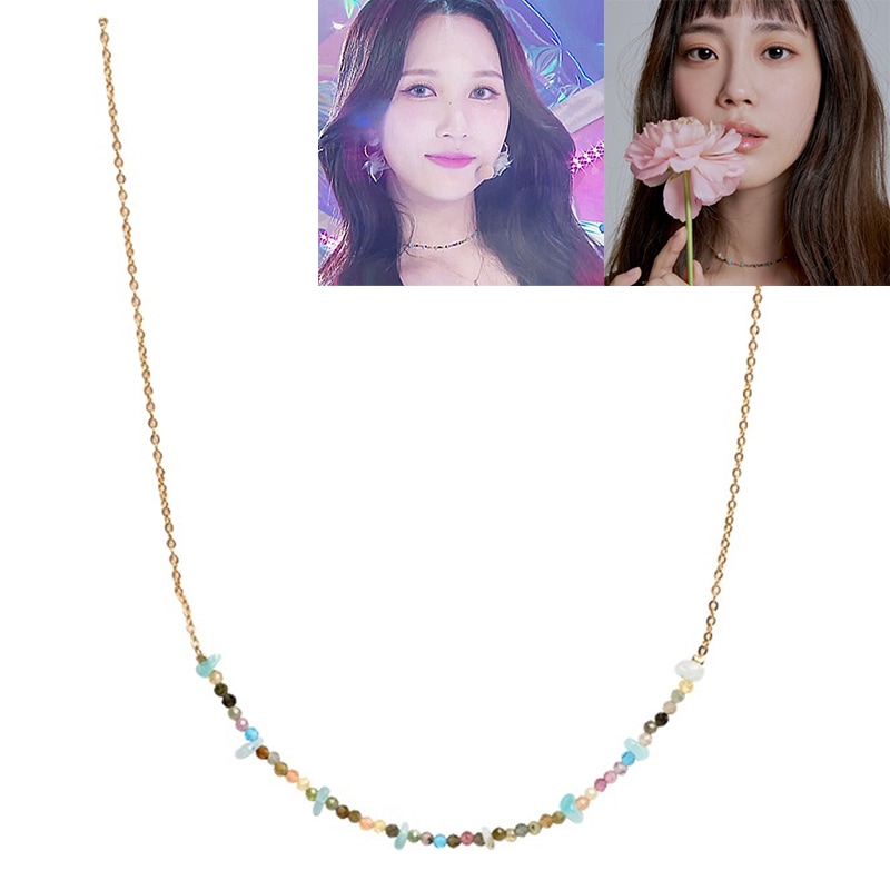 TWICE ミナ着用 KARAヨンジ着用 韓国雑貨 ボヘミアン ネックレス 韓国アクセサリー