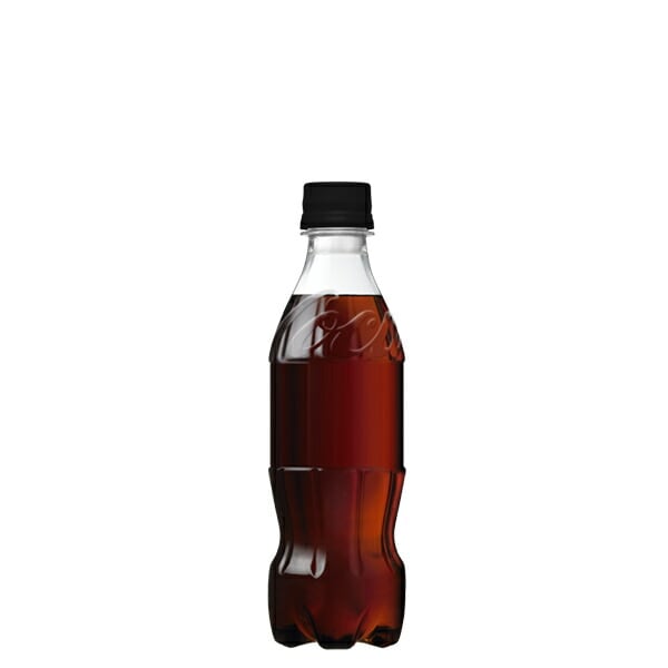 コカコーラ ゼロシュガー ラベルレス 350ml PET ペットボトル 4ケース 24本 合計