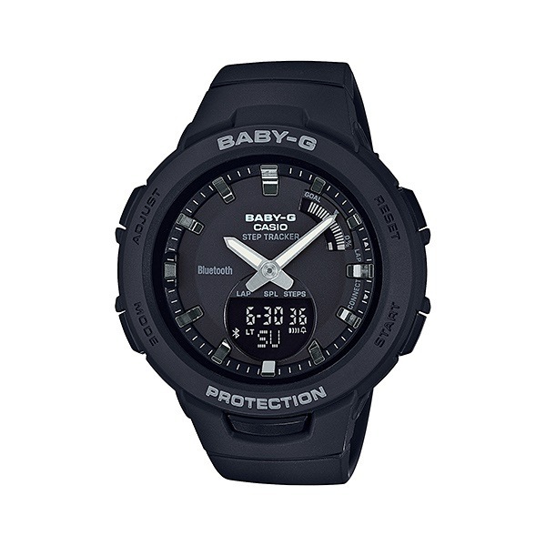 カシオ CASIO 腕時計 レディース BSA-B100-1AJF BABY-G クォーツ ブラック