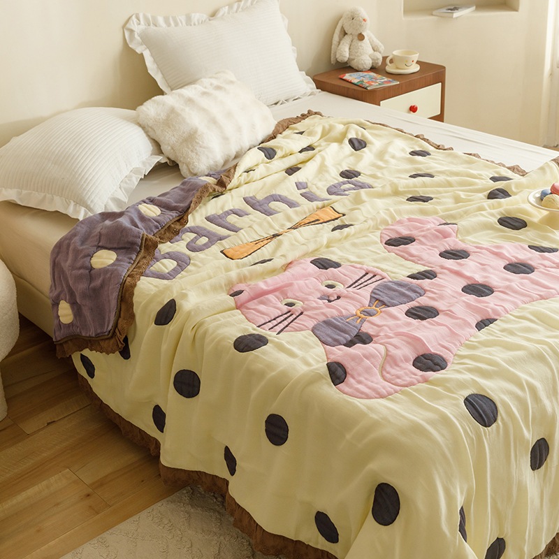 肌掛け布団 フリル 夏用肌布団 シングル 洗える 肌掛け布団 掛けふとん 夏布団 がけ布団 夏用 肌布団 サマーキルト ダブルカラー リバーシブル シンプル 北欧 柔らかい肌触り フリル 水洗い