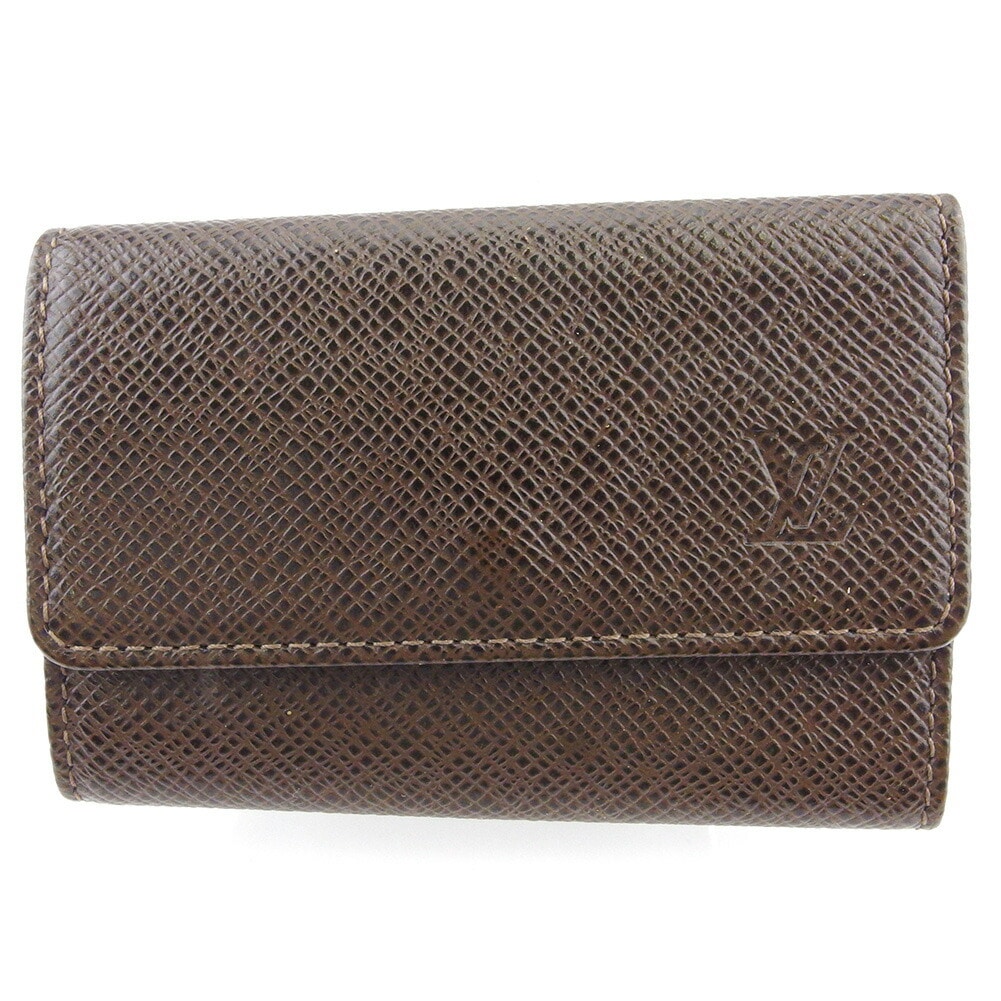 キーケース タイガ ミュルティクレ6 ブラウン シルバー レディース 中古