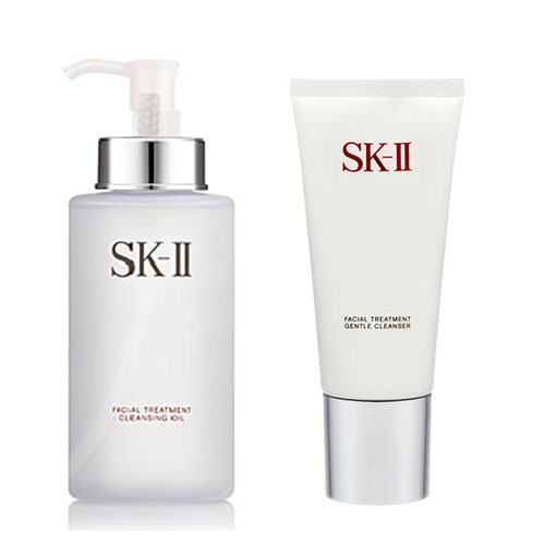 エスケーツー（SK-II／SK2） フェイシャル トリートメント クレンジングオイル & ジェントルクレンザーセット 250ml+120g