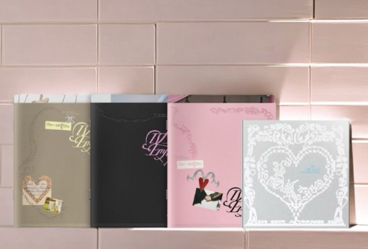 [未開封新品] [4種セット公式未恐怖特典]アイブアルバムSETエンパシーレブハートIVE 3集フォトブックK58