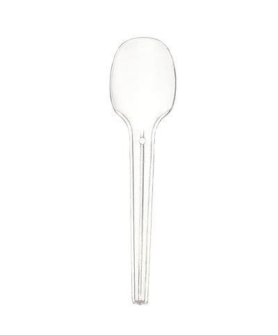 他サイト： ニッチプラス(Niche Plus)個包装 使い捨て プラスチック ミニスプーン デザート 透明 クリア 100mm 100本の商品画像