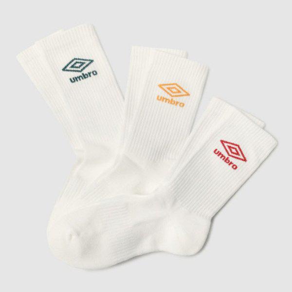 靴下 VQA UR123CSC11-SCW エッセンシャル クッショニング 3PACK クルー ソックス SWEETCORN