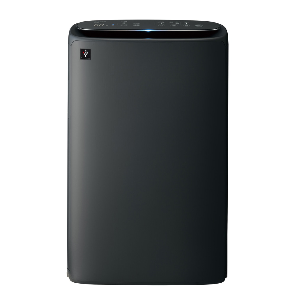 シャープ KI-US50-H 空気清浄機【加湿機能付】（空清23畳まで 加湿：木造10畳プレハブ17畳まで グレー系） KIUS50H