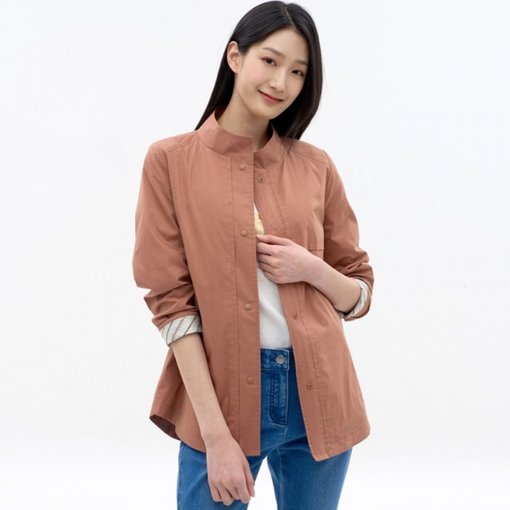 (ジッセン) ハイネックサファリコート LCCAN223_OR