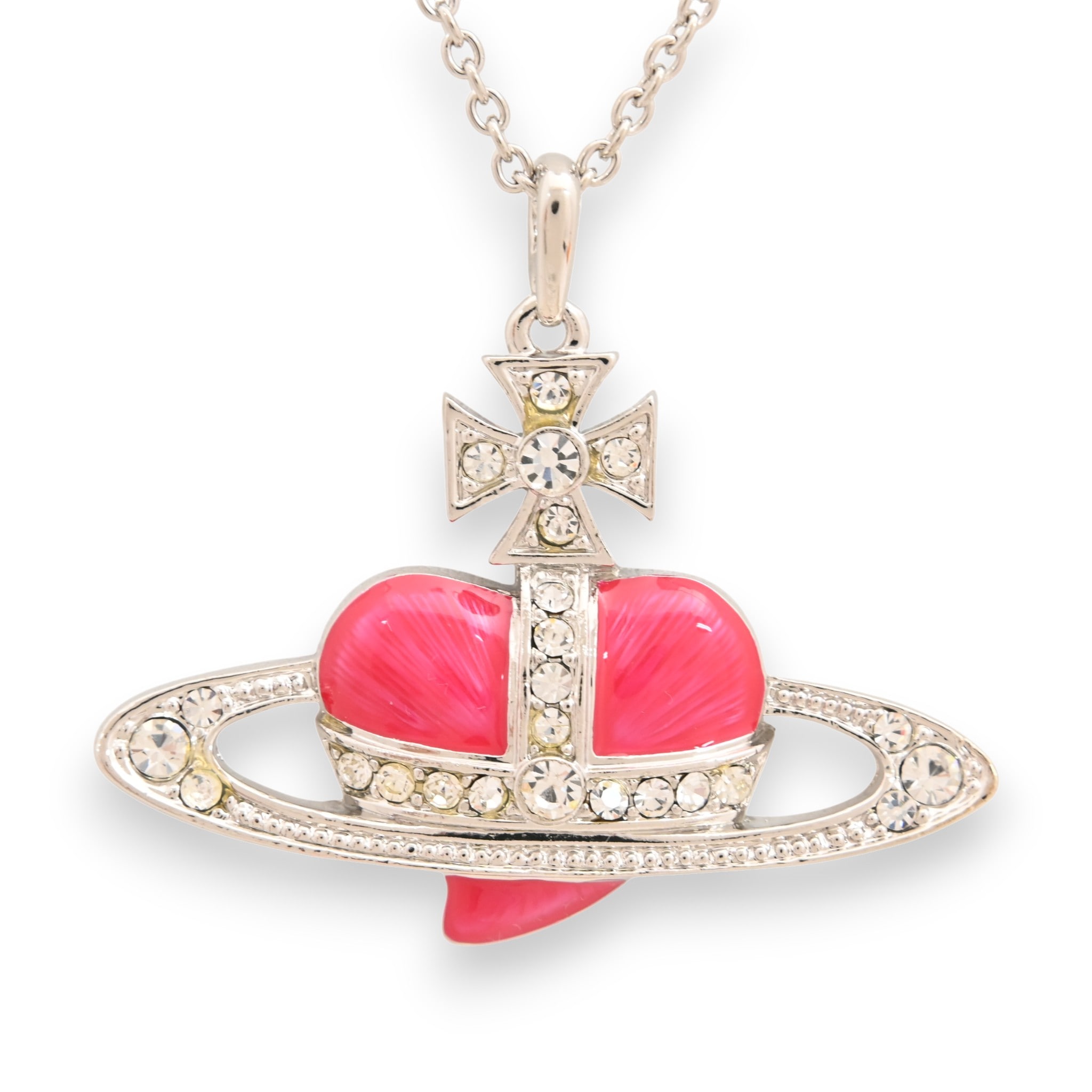 ヴィヴィアン オーブ ディアマンテ ハート ネックレス ストーン Aランク vi5616cc