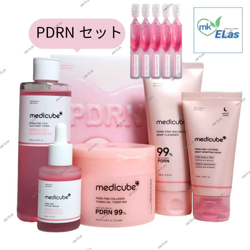 [PDRN セット]PDRN パッド+トナー+セラム+クレンザー+ナイトマスク +マスクシート(+ワンデイセラムプレゼント)/韓国コスメ正規品