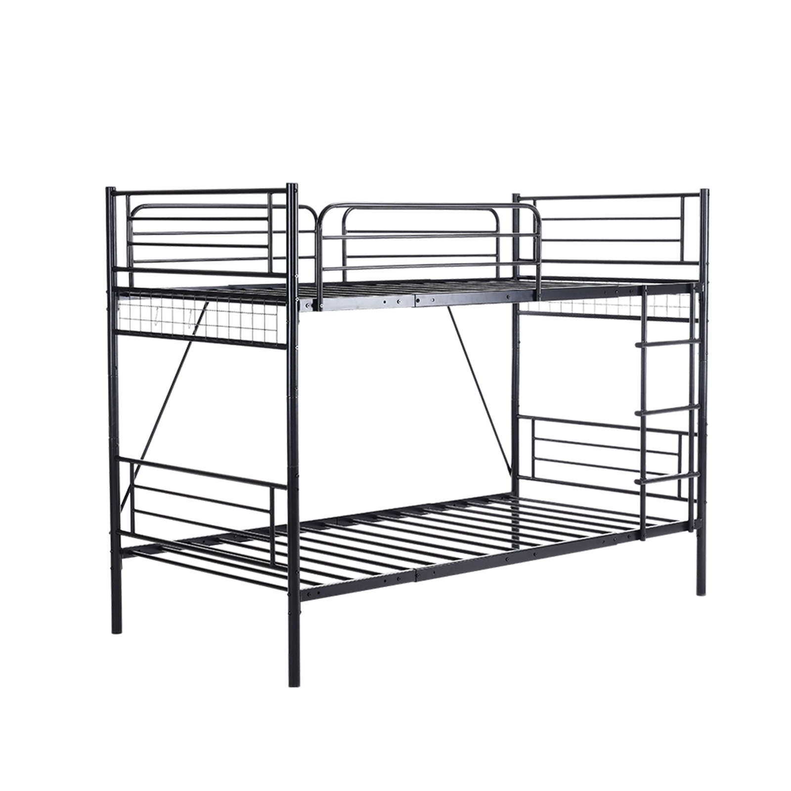 【日本国内出荷-3日で配達】パイプベッド ロフトベッド 分割可能 シングル パイプ ミドルタイプ シングルベッド 上下分割可能 パイプベッド 二段ベッド 耐震 ベッドフレーム DJYC336