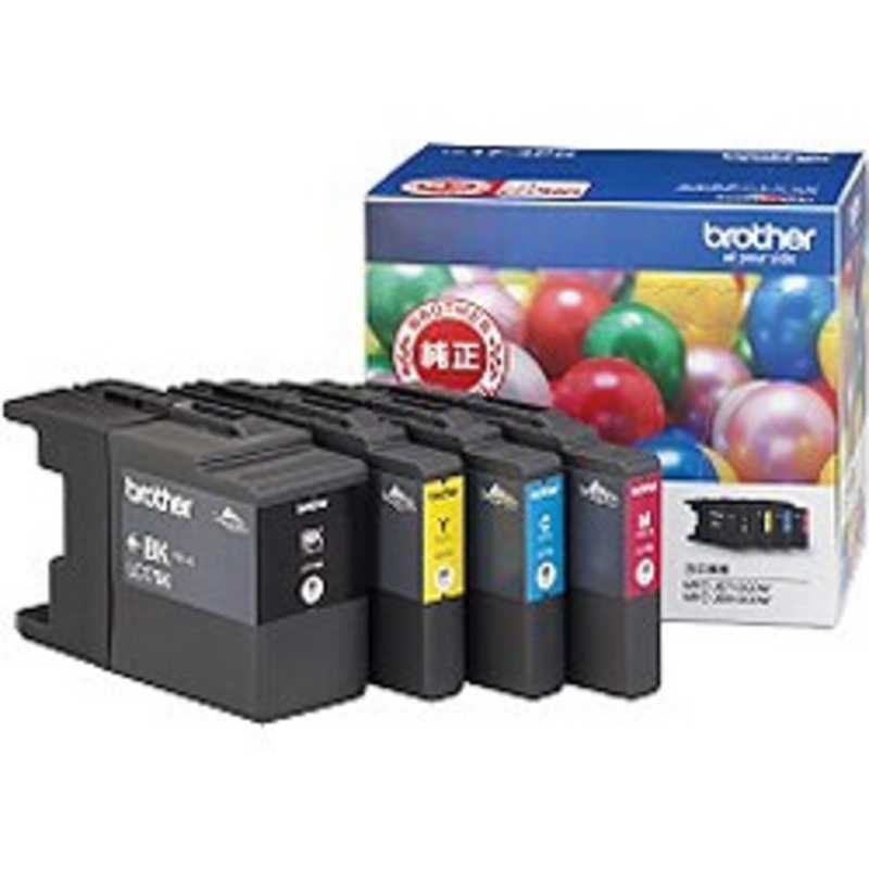 ブラザー　brother　【純正】インクカートリッジ 4色パック(大容量)[対応型番:MFC-J6710CDW 他]　LC17-4PK