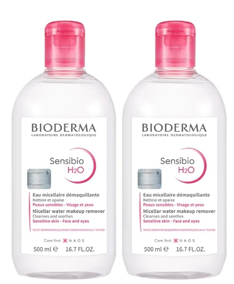 H2O D(赤) 500ml×2本セット クレンジングウォーター クレンジング