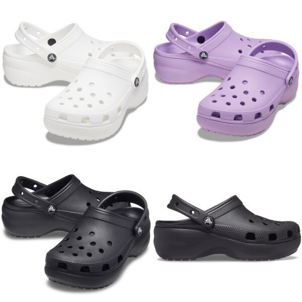 Crocs 206750 クラシックプラットフォームクロッグ女性用トールサンダル