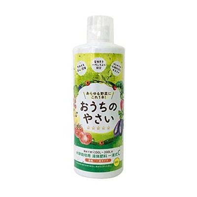 他サイト： 水耕栽培 肥料 液体肥料 おうちのやさい 液肥C 簡単一液タイプ 500mLの商品画像
