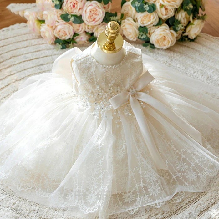 子供ドレス　ベビードレス　子供用　キッズ用　90-160CM　ドレス　子供　ドレス ロング フォーマルドレス パーティードレス 子供　リボンドレス チュールスカート 結婚式 発表会 演奏会