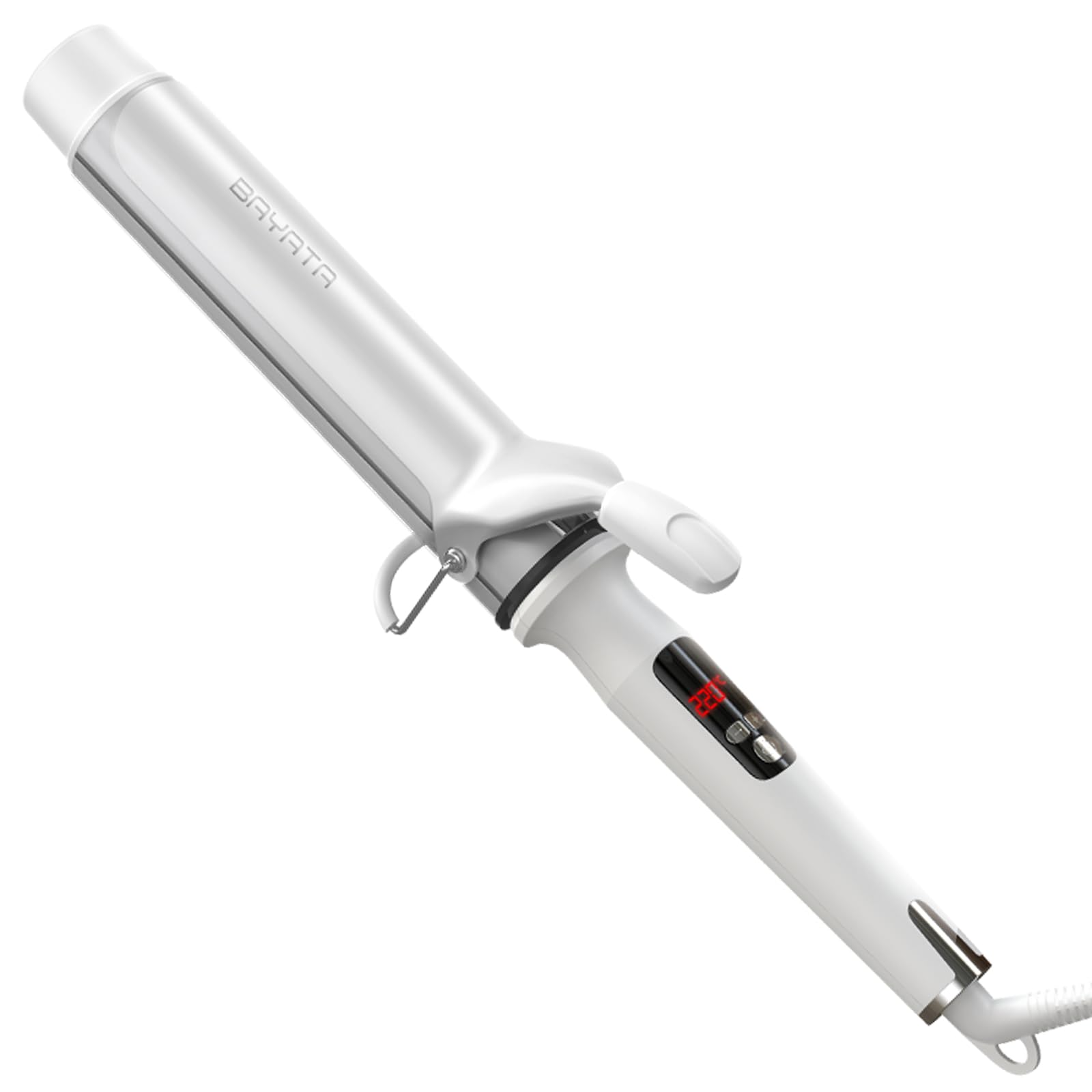 BAYATA コテ 38mm ヘアアイロン カール アイロン【キープ力アップ・130℃～220℃】38ミリ 10段階温度調節可能 プロ仕様 全髪質対応 100V-240V海外対応 60分自動OFF ロ 7,324円