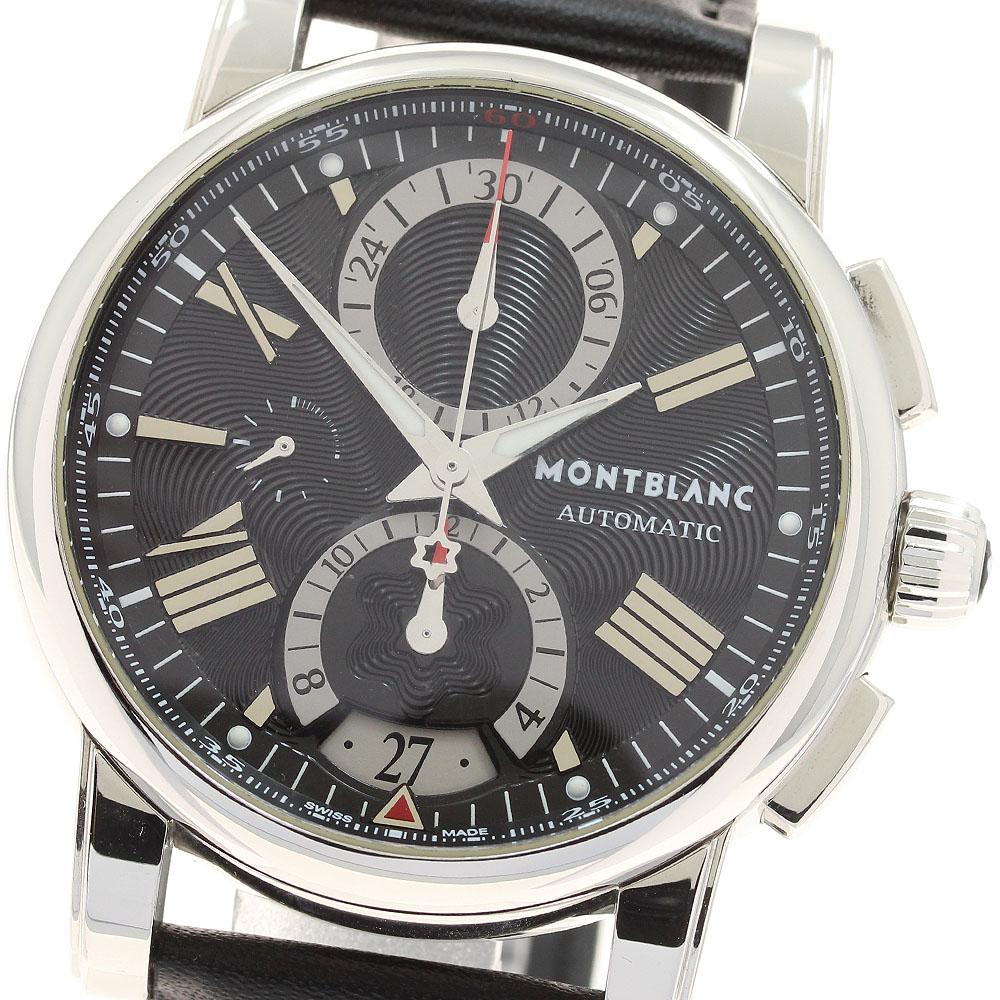 モンブラン MONTBLANC 7104 スター クロノグラフ 自動巻き メンズ 美品 _918528【中古】