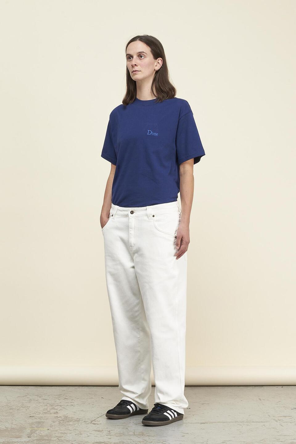 【DIME】 DIME CLASSIC SMALL LOGO T-SHIRT : NAVY