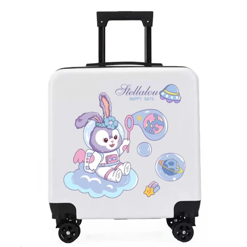 Qoo10] 子供のスーツケース美楽蒂旅行箱いちご熊ク : バッグ・雑貨