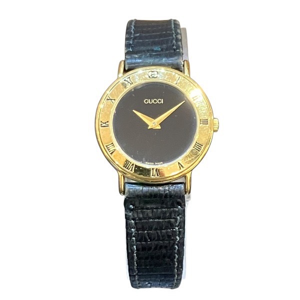 グッチ GUCCI 3000.2.L クォーツ 時計 腕時計 レディース 【中古】